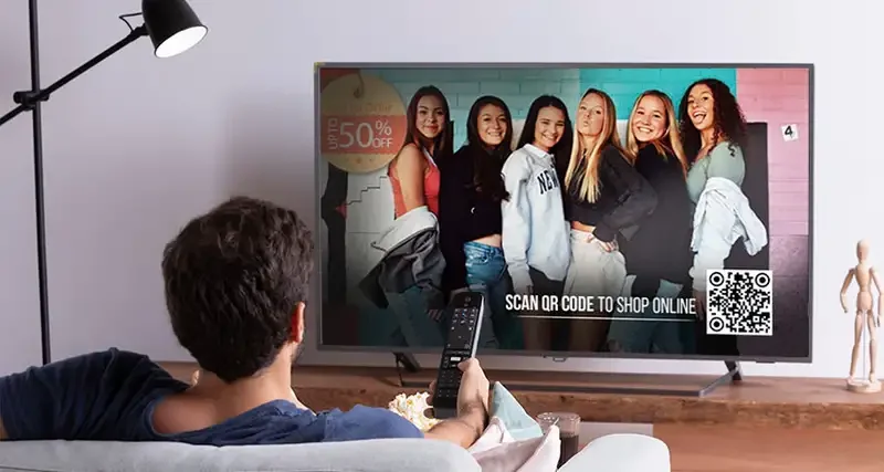 QR code use in TV adverts is growing