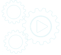 The Video News Factory logo Transparent