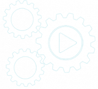 The Video News Factory logo Transparent